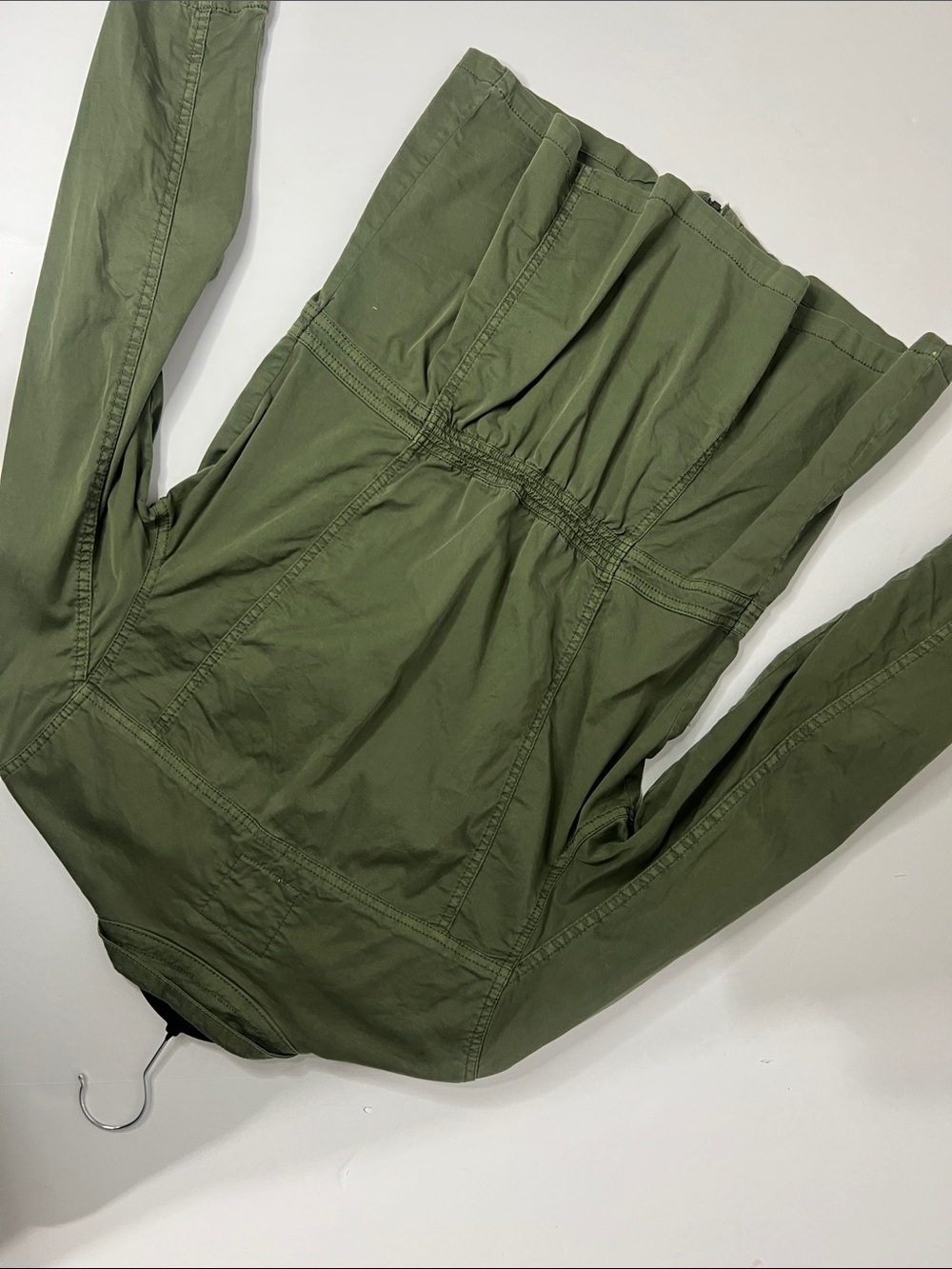 Sonoma Men's Olive Green Military Field Jacket with Zip Pockets - Picture 5 of 8